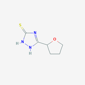 3-(oxolan-2-yl)-1H-1,2,4-triazole-5-thiol