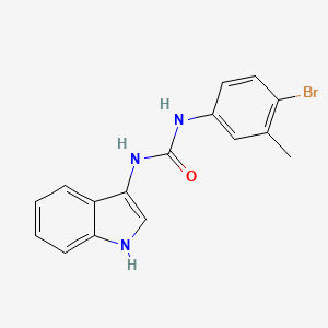 1-(4-bromo-3-methylphenyl)-3-(1H-indol-3-yl)urea