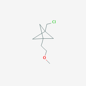 1-(Chloromethyl)-3-(2-methoxyethyl)bicyclo[1.1.1]pentane
