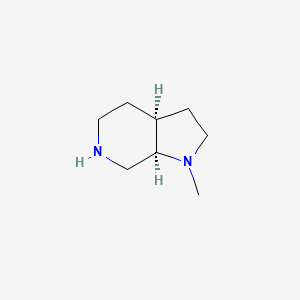 (3aS,7aR)-1-methyl-2,3,3a,4,5,6,7,7a-octahydropyrrolo[2,3-c]pyridine