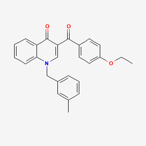 3-(4-ethoxybenzoyl)-1-(3-methylbenzyl)quinolin-4(1H)-one
