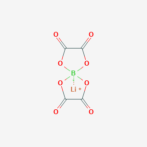 molecular formula C4BLiO8 B027378 草酸硼酸鋰 CAS No. 244761-29-3