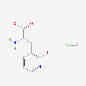Methyl 2-amino-3-(2-fluoropyridin-3-yl)propanoate;hydrochloride