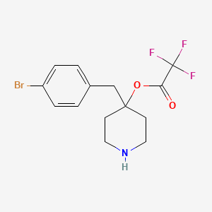 4-(4-Bromobenzyl)piperidin-4-ol 2,2,2-trifluoroacetate