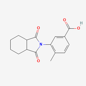 3-(1,3-dioxo-octahydro-1H-isoindol-2-yl)-4-methylbenzoic acid