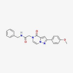 N-benzyl-2-[2-(4-methoxyphenyl)-4-oxopyrazolo[1,5-a]pyrazin-5(4H)-yl]acetamide