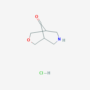 3-OXA-7-AZABICYCLO[3.3.1]NONAN-9-ONE hydrochloride