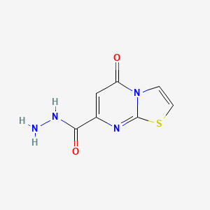 5-oxo-5H-[1,3]thiazolo[3,2-a]pyrimidine-7-carbohydrazide