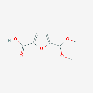 molecular formula C8H10O5 B2737900 5-(Dimethoxymethyl)furan-2-carboxylic acid CAS No. 685903-85-9