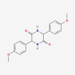 3,6-Bis(4-methoxyphenyl)piperazine-2,5-dione