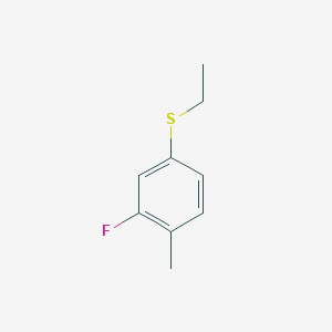 molecular formula C9H11FS B2737912 Ethyl 3-fluoro-4-methylphenyl sulfide CAS No. 1314964-95-8