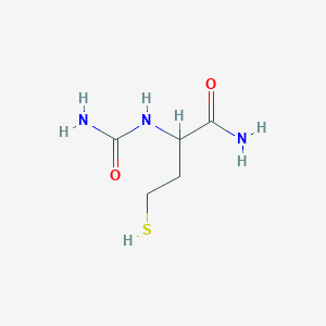 2-(Carbamoylamino)-4-sulfanylbutanamide
