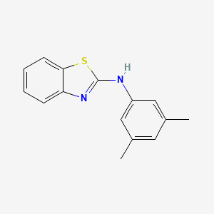 molecular formula C15H14N2S B2737932 N-(3,5-二甲基苯基)-1,3-苯并噻唑-2-胺 CAS No. 380335-58-0