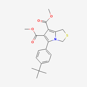 dimethyl 5-[4-(tert-butyl)phenyl]-1H-pyrrolo[1,2-c][1,3]thiazole-6,7-dicarboxylate