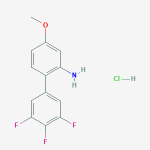 5-Methoxy-2-(3,4,5-trifluorophenyl)aniline;hydrochloride