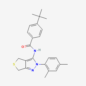 4-tert-butyl-N-[2-(2,4-dimethylphenyl)-4,6-dihydrothieno[3,4-c]pyrazol-3-yl]benzamide