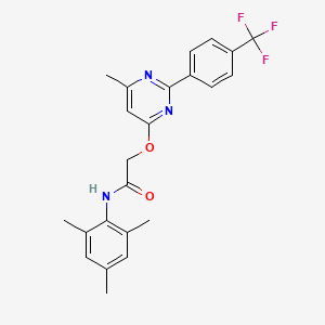N-(3-chloro-2-methylphenyl)-2-(5,7-dioxo-6-propyl-2-pyrrolidin-1-yl-6,7-dihydro[1,3]thiazolo[4,5-d]pyrimidin-4(5H)-yl)acetamide