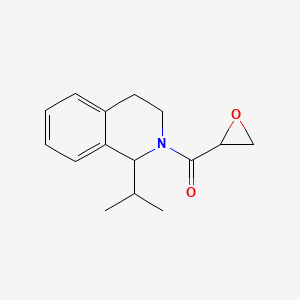 Oxiran-2-yl-(1-propan-2-yl-3,4-dihydro-1H-isoquinolin-2-yl)methanone