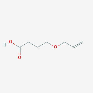 molecular formula C7H12O3 B2738008 4-(Prop-2-en-1-yloxy)butanoic acid CAS No. 44958-10-3