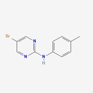 molecular formula C11H10BrN3 B2738020 5-bromo-N-(4-methylphenyl)pyrimidin-2-amine CAS No. 1289210-04-3