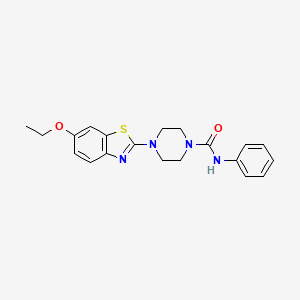 4-(6-ethoxybenzo[d]thiazol-2-yl)-N-phenylpiperazine-1-carboxamide