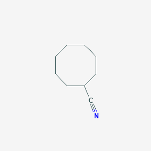 molecular formula C9H15N B2738053 Cyclooctanecarbonitrile CAS No. 40636-30-4