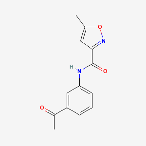 N-(3-acetylphenyl)-5-methylisoxazole-3-carboxamide