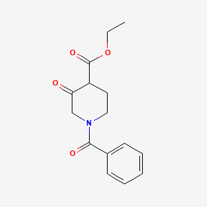 B2738070 Ethyl 1-benzoyl-3-oxopiperidine-4-carboxylate CAS No. 1899451-34-3