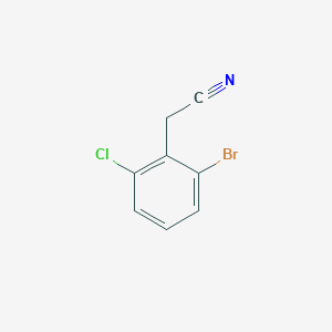 molecular formula C8H5BrClN B2738118 2-(2-Bromo-6-chlorophenyl)acetonitrile CAS No. 76574-39-5