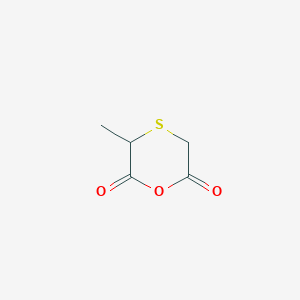 molecular formula C5H6O3S B2738120 3-Methyl-1,4-oxathiane-2,6-dione CAS No. 89603-16-7