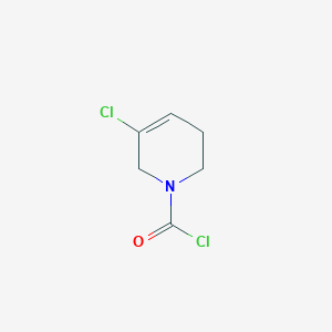 molecular formula C6H7Cl2NO B2738183 5-Chloro-1,2,3,6-tetrahydropyridine-1-carbonyl chloride CAS No. 2006160-69-4