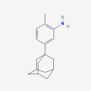 molecular formula C17H23N B2738199 5-Adamantanyl-2-methylphenylamine CAS No. 26378-31-4