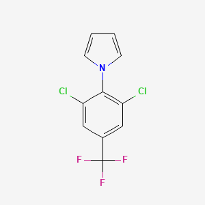 B2738205 1-[2,6-dichloro-4-(trifluoromethyl)phenyl]-1H-pyrrole CAS No. 259175-24-1