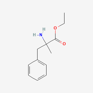 molecular formula C12H17NO2 B2738246 Ethyl 2-amino-2-methyl-3-phenylpropanoate CAS No. 46438-07-7