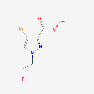 ethyl 4-bromo-1-(2-fluoroethyl)-1H-pyrazole-3-carboxylate