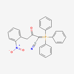 4-(2-Nitrophenyl)-3-oxo-2-(triphenylphosphoranylidene)butanenitrile
