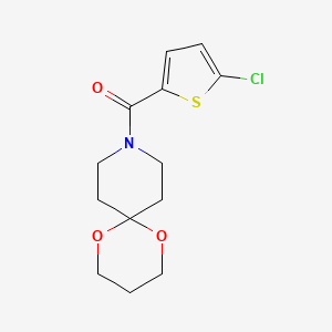 (5-Chlorothiophen-2-yl)(1,5-dioxa-9-azaspiro[5.5]undecan-9-yl)methanone