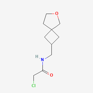 2-Chloro-N-(6-oxaspiro[3.4]octan-2-ylmethyl)acetamide