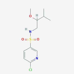 6-Chloro-N-(2-methoxy-3-methylbutyl)pyridine-3-sulfonamide