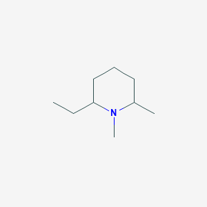 molecular formula C9H19N B2738460 2-Ethyl-1,6-dimethylpiperidine CAS No. 865074-84-6