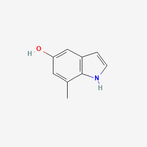 molecular formula C9H9NO B2738625 7-methyl-1H-indol-5-ol CAS No. 53233-87-7