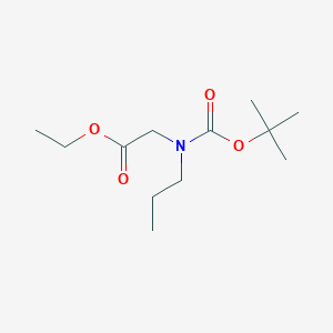 molecular formula C12H23NO4 B2738929 Tert-butyl (ethoxycarbonyl)methylpropylcarbamate CAS No. 1178666-01-7