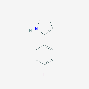 molecular formula C10H8FN B027390 2-(4-Fluorophenyl)-1H-pyrrole CAS No. 110319-94-3