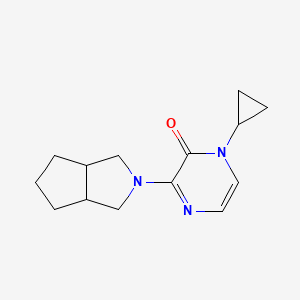 1-cyclopropyl-3-(hexahydrocyclopenta[c]pyrrol-2(1H)-yl)pyrazin-2(1H)-one
