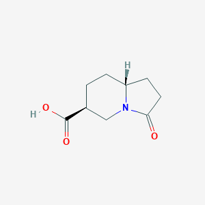 (6S,8aR)-3-oxooctahydroindolizine-6-carboxylic acid