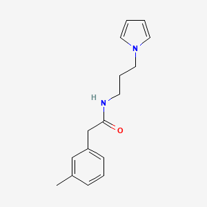 N-(3-(1H-pyrrol-1-yl)propyl)-2-(m-tolyl)acetamide