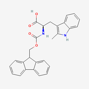 (R)-2-((((9H-Fluoren-9-yl)methoxy)carbonyl)amino)-3-(2-methyl-1H-indol-3-yl)propanoic acid