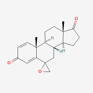 B2739036 Spiro[androsta-1,4-diene-6,2'-oxirane]-3,17-dione CAS No. 1016-77-9; 184972-12-1