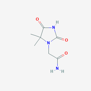 2-(5,5-Dimethyl-2,4-dioxoimidazolidin-1-yl)acetamide