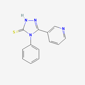 4-Phenyl-5-pyridin-3-yl-4H-[1,2,4]triazole-3-thiol
